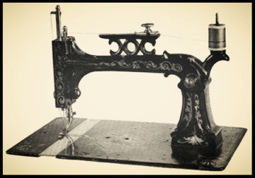 Figure 96.—A. B. Howe sewing machine of about 1860. (Smithsonian photo)