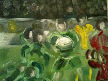 Derby - Peinture à l'huile - 41 x 33