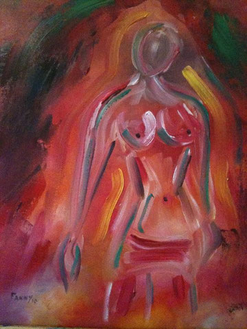 Nue - Huile - 35 x 46