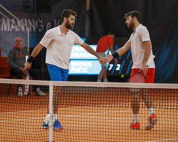 Marin Draganja (l) / Tomislav Draganja - Sieger Doppel Wolffkran Open 2017 - (c) Jürgen Hasenkopf