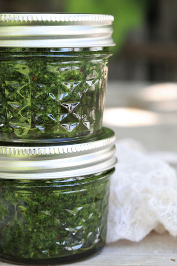 Liebstöckelpesto