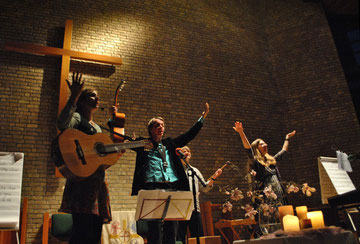 Andrea Hauser, Martijn Nanninga, Thomas und Karin Jüchter. Foto Anping Richter