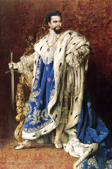 Ludwig II. von Bayern, Gemälde Gabriel Schachinger, 1887