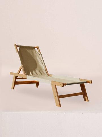 chaise longue bois extérieur made in france