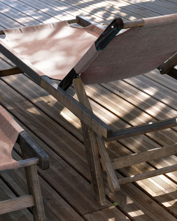 chaise longue bois extérieur made in france