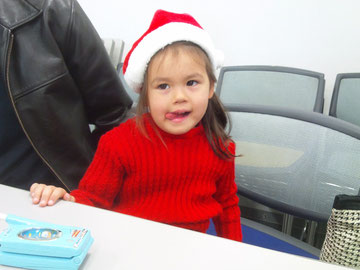 お子さんもクリスマスver. これからパーティ?