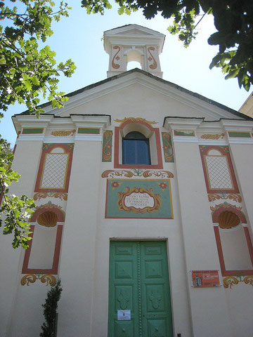 Oletta - L'Oratoire de la Sainte-Croix (1730) accueille maintenant le musée d'Art Sacré