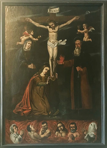 La Crucifixion - après restauration par Madeleine Allegrini