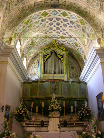 Feliceto - Orgue et voûte