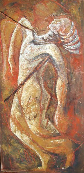 Huile et pigments sur bois