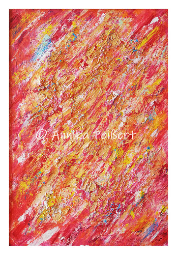 Acryl, Pastellkreide auf Plakatkarton, Gips, Kleber 68 x 48 cm