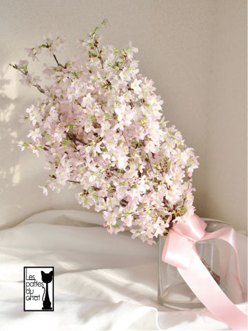 桜のクラッチブーケ【生花】 - ウェディングフラワーセレクトショップ 桜のクラッチブーケ【生花】 - ウェディングフラワーセレクトショップ