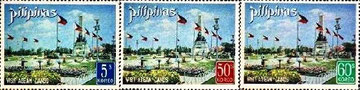 Rizal Monument at Rizal Park on Philippine Stamps of 1972