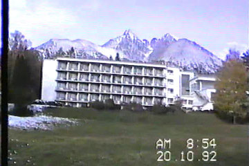 Hotel ?  in ? Lomnica  im Oktober 1992