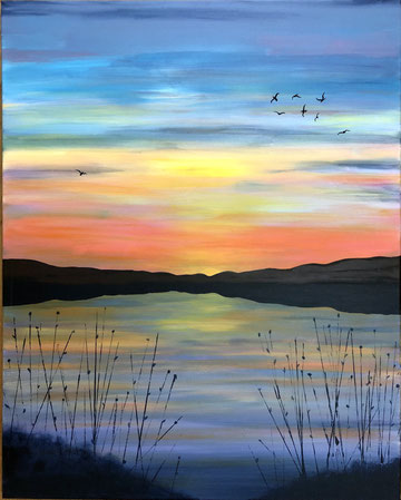 "Sublime et silence" - 92 X 73 X 2 cm
