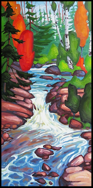 Divin 60x30 huile sur toile