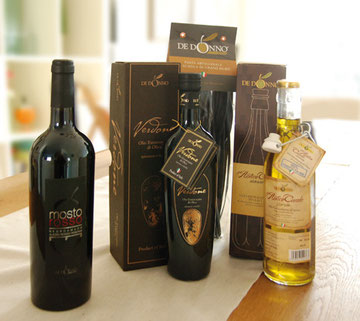 Produkte DeDonno Puglia, Apulien