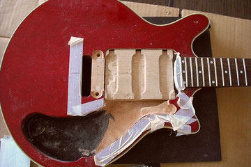 ブライアン・メイ レッドスペシャル レプリカ・コピーモデル Brian May, RedSpecial,自作・改造・製作,STAR'S,スターズ,Burns,バーンズ