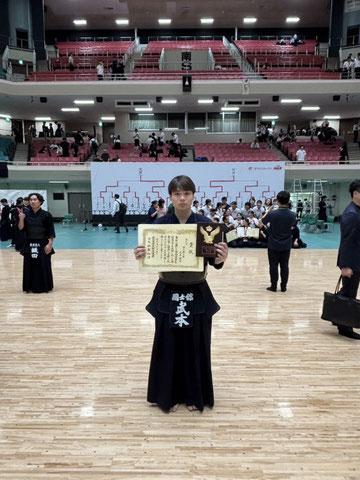 3位入賞の武本瑠依選手
