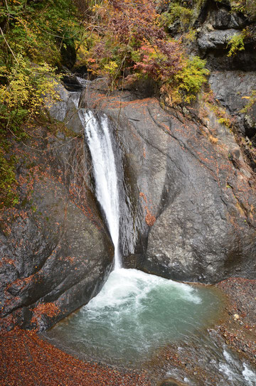 山梨県富士川町・大柳川渓谷・天淵の滝 23,11,12