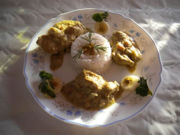 curry de porc
