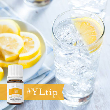 young living tip lemon water