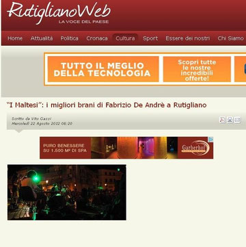 Recensione concerto Rutigliano - 22.8.2012
