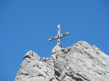 Gipfelkreuz Hahnstein (1.684 mtr.)