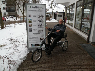 Dreirad mit Elektromotor
