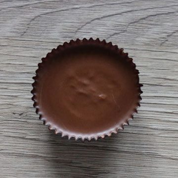 reese peanut butter cup as beaver face