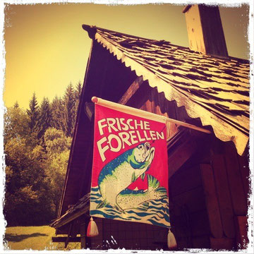 Gibt's beim Teichwirt in Salla