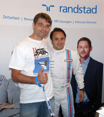 Wolfgang/SABA, Felipe Massa/Williams Racing, Mr. X/randstad
