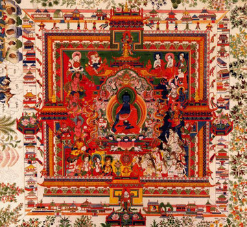 Mandala du Bouddha de la médecine