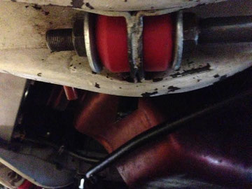 New poly strut rod bushings
