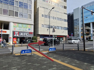 湘南台駅からがじゅまるカイロプラクティックへの道のり2
