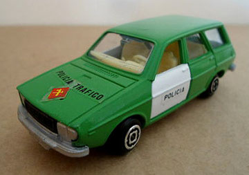 27 Renault 12 TS policía tráfico (años posteriores)