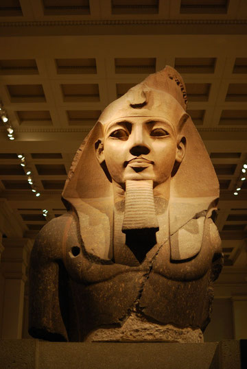 Ramsés II, del segundo patio del Ramesseum de Tebas, h.1250 a.C.