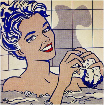 'Woman in bath', de Roy Lichtenstein