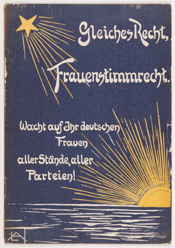 Broschüre des Vereins für Frauenstimmrecht von 1907