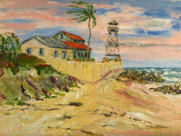 House of Refuge, Oil, 9x12, SOLD
