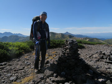 祖父岳山頂