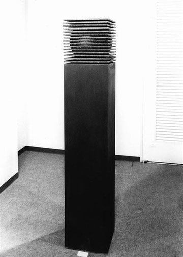 間　No.3　＜No.K-25＞  ／ 1987／ cor-ten steel(耐候性鋼) ／ H.150x30x30cm