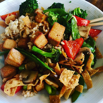 buddha bowl at flying star cafe