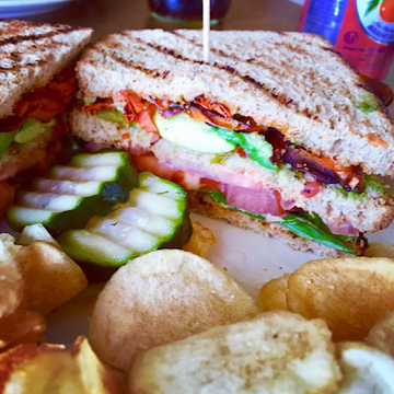 blt sandwich at the acre