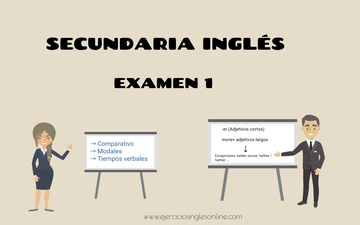 Examen 1 - secundaria inglés