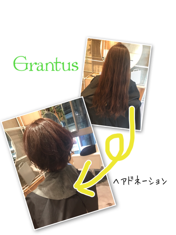 横浜・石川町、美容室Grantus,ヘアスタイル、ヘアドネーション