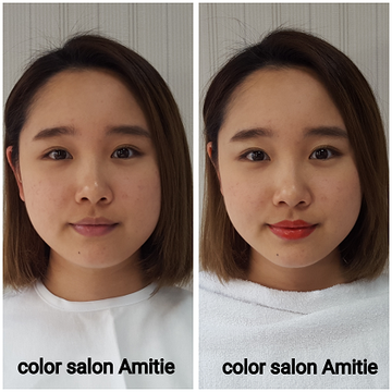 Befor After写真集 パーソナルカラー診断 Color Salon Amitie