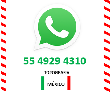 whatsapp de topografia mexico