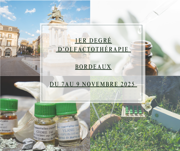 Formation en Olfactothérapie 1er degré à Bordeaux-animé par Frédéric Ferrer 