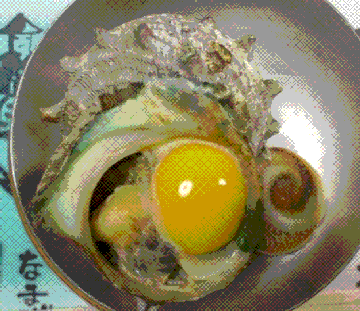 サザエの壺焼(by Shigeru Takagi)
